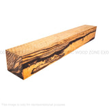 Exotic Wood Zone Black and White Ebony/Pale Moon 1-3/4" x 1-3/4" x 18" Turning Blanks | Square Lathe Hardwood Blocks Exotic Wood Zone
