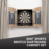 DMI Sports Dublin Bristle Dartboard Cabinet Set - Bristle Dartboard Included DMI Sports