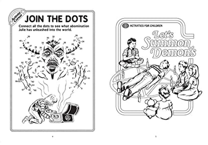 Let's Summon Demons: A Creepy Coloring and Activity Book