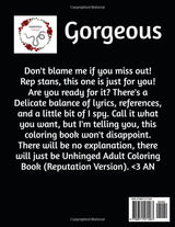 Unhinged Adult Coloring Book (Reputation Version) (Activity Books TV) WoodArtSupply