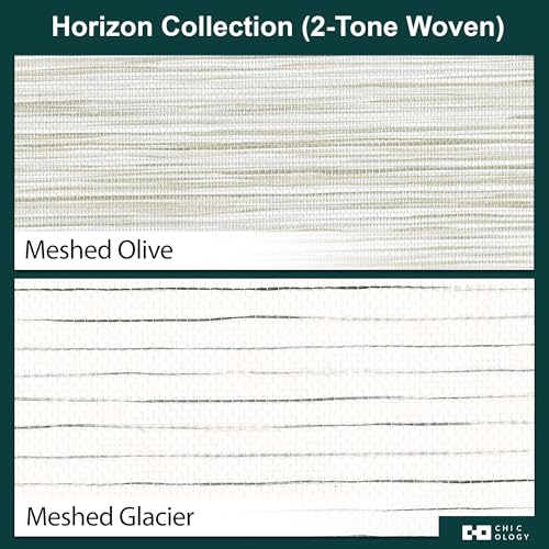 CHICOLOGY Room Divider, Vertical Blinds, Door Blinds,Sliding Door Blinds, Temporary Wall, Closet Curtain, Room Door,Panel Track Blinds Meshed Glacier, W:46-86 x H:Up-to 96 inches CHICOLOGY