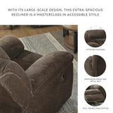 Signature Design by Ashley Frohn Urban Manual Rocker Recliner with Pillow-Top Arms, Dark Brown Signature Design by Ashley