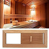 Air Ventilation Panel, Cedar Wood Adjustable Steam Room Sauna Room Air Vent Slab, Air Vent Grille Sauna Accessory, Used for Ventilation Plate In Sauna or Steam Room, 13.4x5.1x0.4 Inch Niiyen
