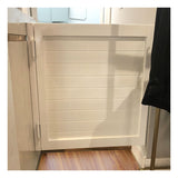 Cafe Door Swinging Door Pine Wood Saloon Door Includes Hinges for Kitchen Shop Entrance Partition Pub, Painted Finished (35.3x23.6in) Pengfei