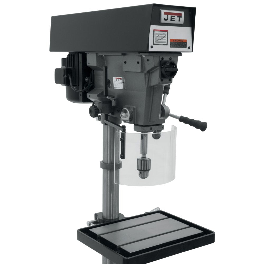 JET 15-Inch Step Pulley Drill Press, 6 Speed, 1Ph 115/220V (Model J-A3816) - WoodArtSupply