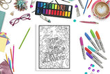 Mindfulness Coloring Book for Teens & Adults WoodArtSupply