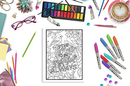 Mindfulness Coloring Book for Teens & Adults