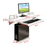 WZHONG Versatile Wall-Mounted Floating Desk – Elegant Space-Saving Solution for Home and Office WZHONG