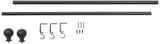 Home Décor Int'l Wood Ball Drapery Rod Set, 36-72", Brown Oak (JC-21095CO) Home Décor Int'l