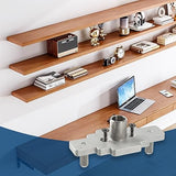 Floating Shelf Bracket Dowel Jig Kit with 1/2" x 9" Drill Bit, Self Centering Straight Hole Drill Guide for Installing Floating Shelf Hidden Bracket 1/2" X 6", 1/2" X 8" MaxxGeek