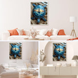 Diamond Painting Kits for Adults 5D Sea Turtle, Sunset Beach Ocean Gem Art for Beginners, DIY Full Drill Diamond Art Kits for Adults, Home Wall Decor, 12x16 Inches Baiwanerxiang