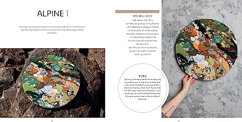 Abstract Embroidery: Slow stitching with texture, colour and creativity WoodArtSupply