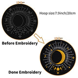 Louise Maelys Tarot Embroidery Kits for Beginners with Moon Pattern,Adults Starter Cross Stitch Kit DIY Needlepoint