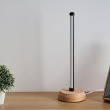 ANLAIBO Modern Led Wood Table Lamp, 3-Color Temperature Bedside Lamp,Bedroom Bedside Night Light, Dimmable Led Lighting, Creative Home Decor, Unique House warmging Gift ANLAIBO