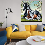 Axquilon Horse Diamond Art Kits for Adults - Diamond Painting Kits for Adults Beginner, DIY 5D Full Drill Horse Gem Art for Home Wall Decor 12x12 inch Axquilon