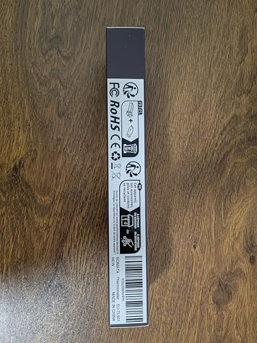 BOMATA Candy Thermometer with Pot Clip, Instant Read Cooking Thermometer with 8" Long Probe, Rotating Display, for Candy Making, Food, Candle Making, Liquids, Water, Baking, Sugar, Grilling. Black BOMATA