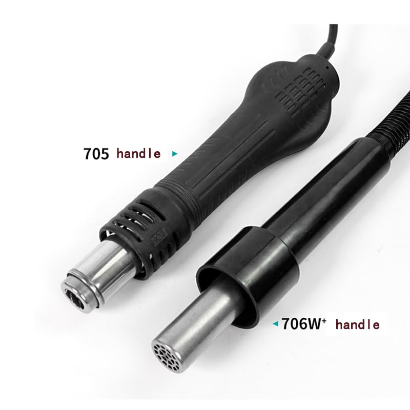QUICK 706W + Heat Gun Soldering Iron Professional Soldering Kit with Adjustable Airflow Precision Temperature Control and Automatic Cool Air Function soldering station for rework desoldering Tasks SANQIANLI