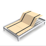 Foldable Box Spring,30"x 60",Mattress Support Wooden Bunkie Board, Double Deck Bed, Large Bed Board Supported by Mattress,No Assembly Needed BBX-G