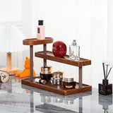 Piegricdiat Bathroom Countertop Organizer,Vanity Organizer and Storage for Cosmetic Skincare Perfume, Ideal Storage Solution for Perfumes, Cosmetics, Spices, Handmade Toys, Office Supplies. (Brown) Piegricdiat