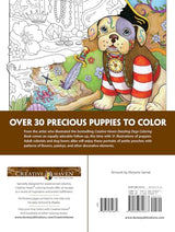 Creative Haven Playful Puppies Coloring Book: Relax & Find Your True Colors (Adult Coloring Books: Pets) Dover Publications