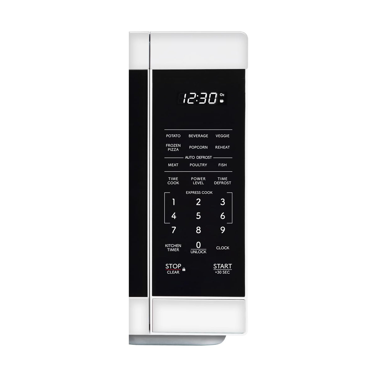 SHARP SMC1161KW Oven with Removable 12.4" Carousel Turntable, Cubic Feet, 1000 Watt Countertop Microwave, 1.1 CuFt, White Sharp