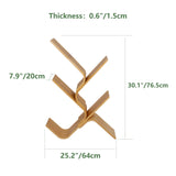 NA 4-Tier Bamboo Tree Modern Bookshelf, Creative Curved Standing Bookcase Rack Book Storage Organizer Shelves, Display Floor Book Shelf Space Saver for Home Office Living Room Bedroom N\A