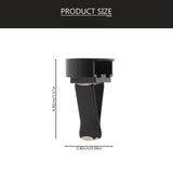 100pcs Air Outlet Clip Vent Clips, Automatic Air Freshener Car Air Conditioner Clips for Home Air Vent Clips Sublimation Air Fresheners Blanks (Black) MHFOOU