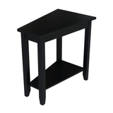 IC International Concepts International Concepts Keystone Accent Table, Black IC International Concepts