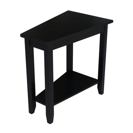 IC International Concepts International Concepts Keystone Accent Table, Black IC International Concepts