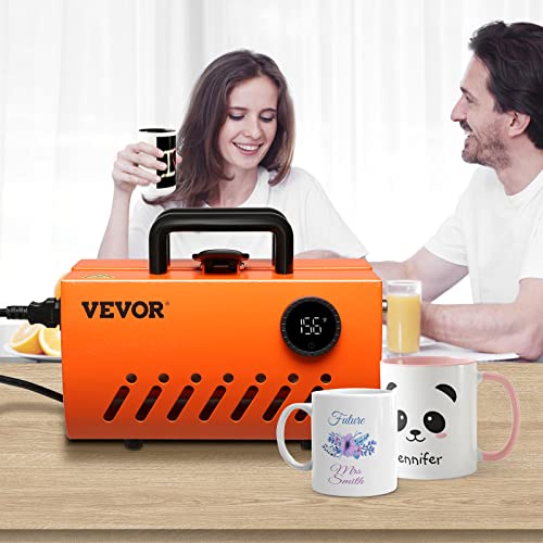 VEVOR Mug Heat Press, 30oz Tumbler Heat Press Machine, Sublimation Transfer 11-15oz 16-25oz 30oz Straight Skinny Tumblers, Cup Heat Press with Heat-Resist Gloves & Tape, DIY Ceramic Mugs Cups Glasses VEVOR