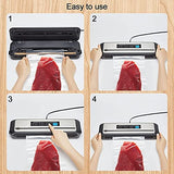 WiFi Sous-Vide-Machine & Vacuum Sealer Machine, Inkbird Sous Vide Cooker 1000W w/Recipes on APP Preset Cooker | Automatic Air Sous Vide Vacuum Sealing Inkbird
