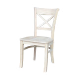 International Concepts Charlotte X-Back Chairs, Brown IC International Concepts