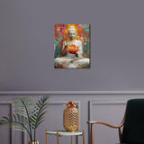 TUMOVO Paint by Numbers Kit for Adults Statue of Buddha Adult Paint by Number with Brushes Buddha Holding Colorful Lotus Flower Painting Oil Paint by Numbers DIY Painting Art Crafts for Home 16x20 in TUMOVO