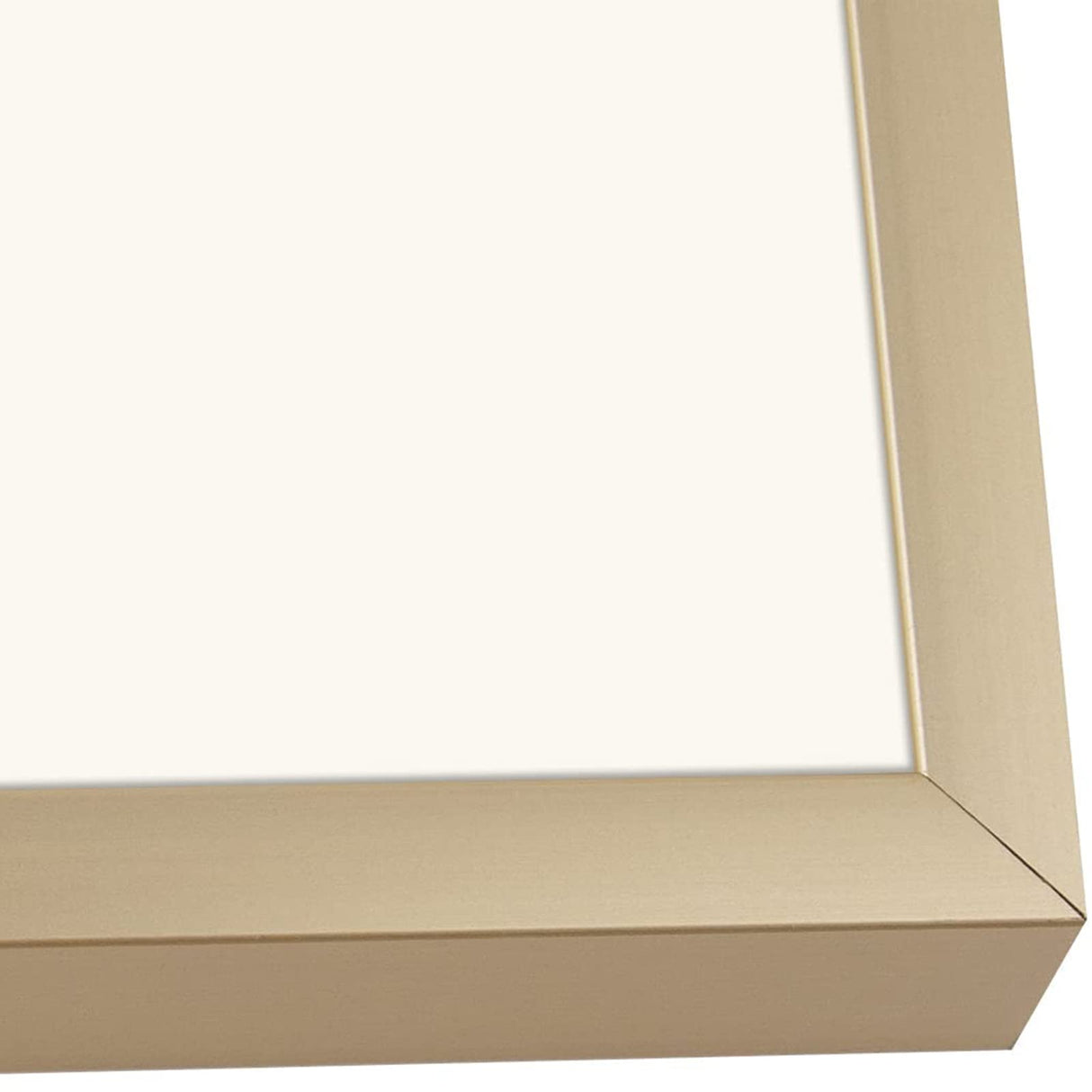 Golden State Art, 7 Pack, One 11x14, Two 8x10, and Four 5x7 Pictures. Aluminum Photos Frame for Wall or Tabletop Display (Gold) Golden State Art