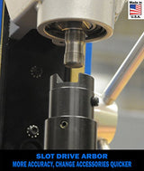 Hougen HMD905S 115-Volt Swivel Base Magnetic Drill with Coolant Bottle Plus 1/2" Drill Chuck, Adapter and 12002 Rotabroach Cutter Kit Hougen