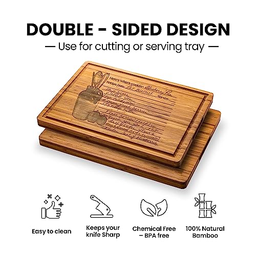 Personalized Handwritten Recipe Cutting Board, Recipe Engraved, Mothers Day Gift, Grandmas Handwriting, Gift For Mom, Grandma, Nana GIFTS TO ENGRAVE