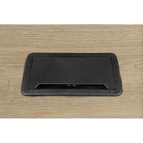 Regency Legacy 18 ft Racetrack Laminate Conference Table with 2 Charging Ports- Noble Oak Regency Seating
