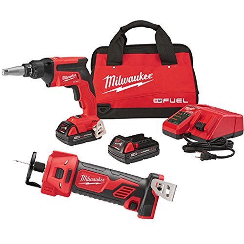 Milwaukee Drywall Screwgun Kit with Cutout Tool 2866-22CTP - WoodArtSupply