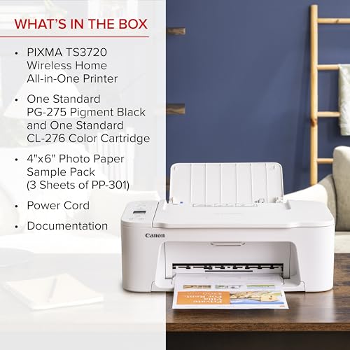 Canon PIXMA TS3720 Wireless All-in-One Printer (6671C022) Canon