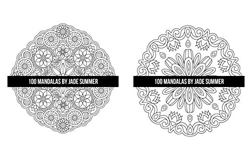 Mandala Coloring Book: For Adults with 100 Magical Mandalas WoodArtSupply
