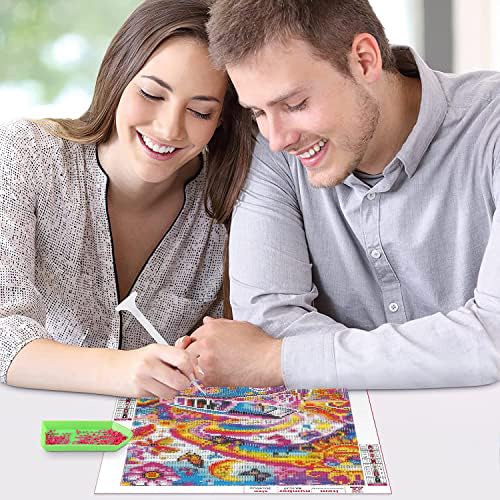 Tiwabb Car Diamond Art Kits for Adults,Diamond Painting Kits for Adults,5D Full Drill DIY Diamond Dot Gem Art Kit Wall Home Decor Arts Craft 15.75x11.81 inch Tiwabb