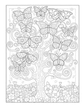 Creative Haven Butterflies Flights of Fancy Coloring Book (Adult Coloring Books: Insects) Dover Publications