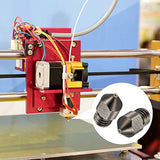 Mudder Hardened Steel Nozzle 0.4 Mm/ 1.75 mm 3D Printer Mk8 Nozzles High Temperature Wear Resistant Compatible with Ender 3/ Ender3 Pro, Prusa I3, Makerbot Creality Cr-10 All Metal Hotend Mudder