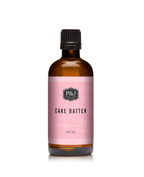 P&J Trading - Cake Batter Scented Oil 100ml - Fragrance Oil for Candle Making, Soap Making, Diffuser Oil P&J Trading
