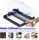 SCULPFUN Laser Engraver Rotary Roller - 360° Y-axis Module for Cylindrical Objects, Cans, Tumbler - Compatible With Most Engraving Machines SCULPFUN