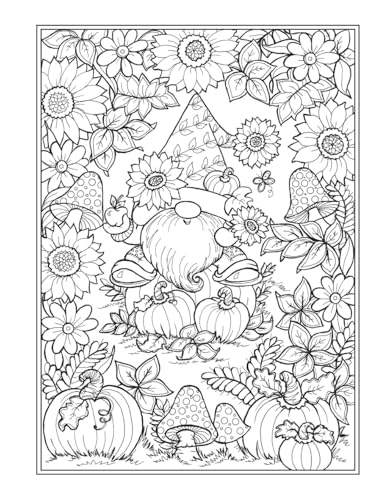 Creative Haven Garden Gnomes Coloring Book (Adult Coloring Books: Fantasy)