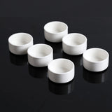 1oz Mini Porcelain Ramekins Set of 6,Small Ceramics Souffle Dish, 30ml White HAOTOP