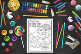 Dogs & Cats Coloring Book for Kids: 35 Cute Illustrations for Children Ages 3-10 WoodArtSupply