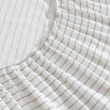 Eddie Bauer - Queen Sheet Set, Cotton Percale Bedding Set, Super Soft and Bedding Set, Oeko-Tex Certified (Essential Stripe Beige, Queen) Eddie Bauer