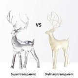 NOVA3D High Clear 3D Printer Resin,Highly Transparent Crystal Clear Tough 3D Printing Resin, Resist Yellowing ＆ Low Odor 405nm UV-Curing Rapid Resin for LCD/DLP Resin 3D Printers (Ultra Clear, NOVA3D